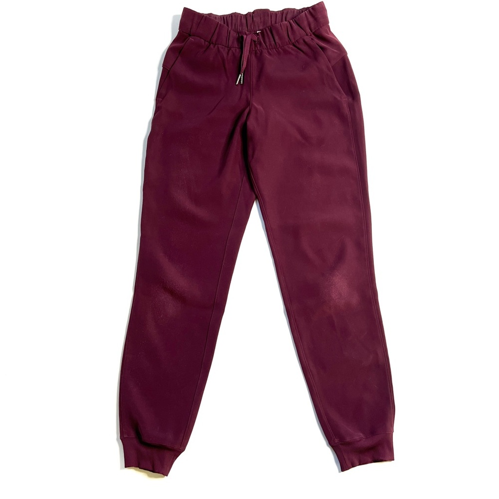 Lululemon on the fly joggers maroon/ 2